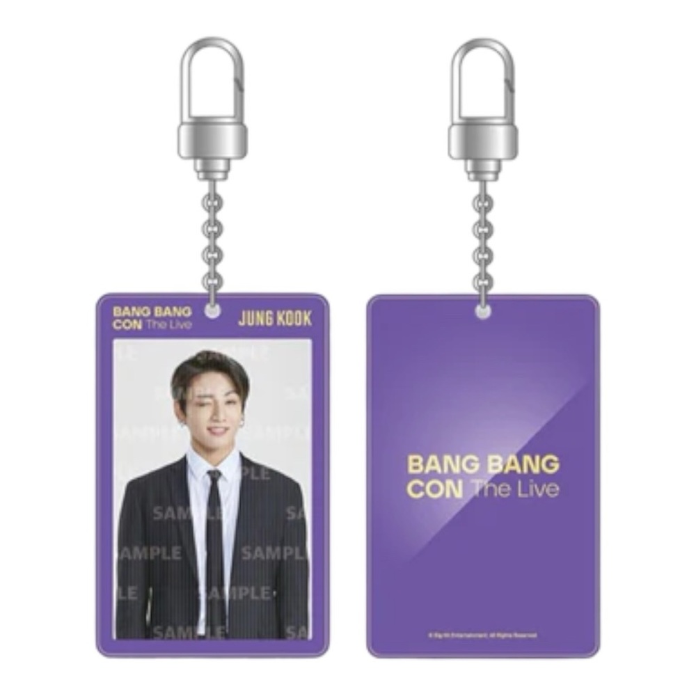 BTS BANG BANG CON: JUNG KOOK LENTICULAR KEYRING - BRAND NEW
